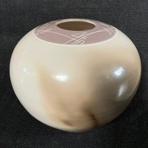 Jean Thomas Smoked Porcelain Vase